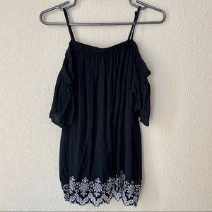 Cold shoulder blouse